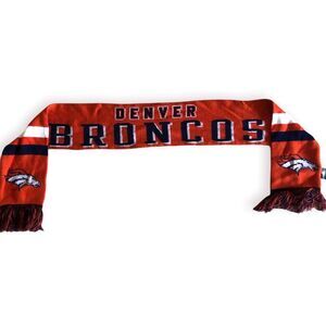 Denver Broncos Stadium Scarf, NFL Fan Gear Accessories, Football Scarf